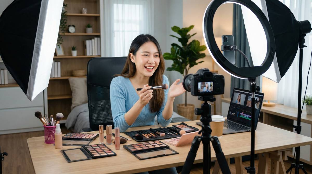 17c一起草美妆教程